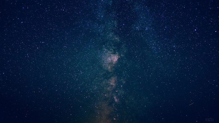 Milky Way Galaxy in Starry Night Sky 4K