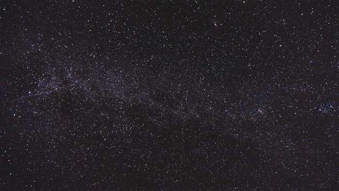 Starry night sky with the Milky Way