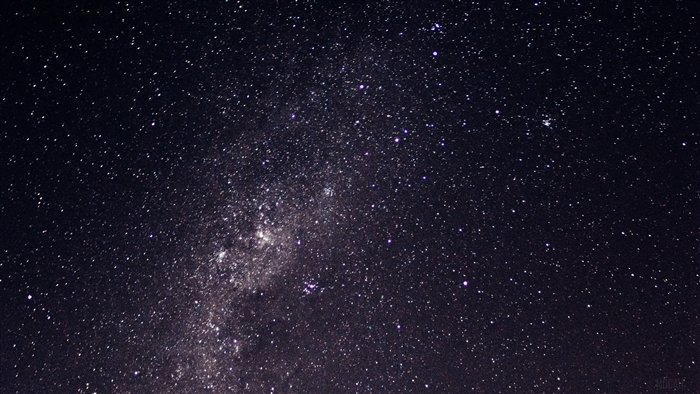 Starry night sky with the Milky Way