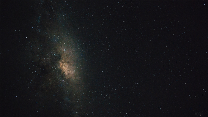 Starry sky with galaxy and universe