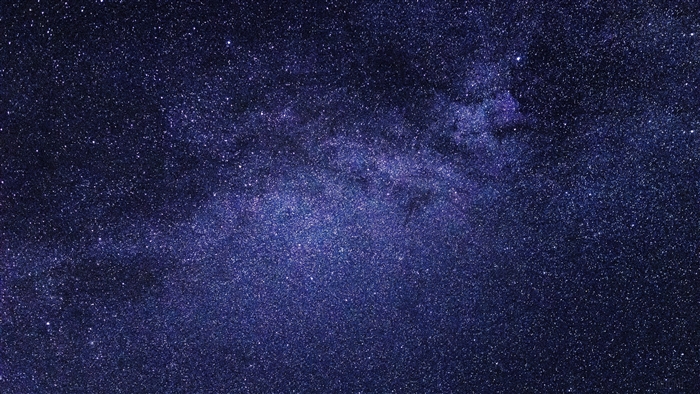 Starry night sky with the Milky Way in 4K