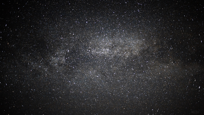 Starry night sky with the Milky Way