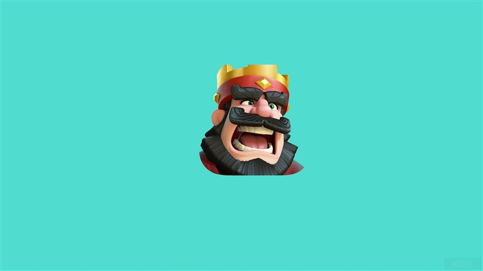 King from Clash Royale 4K