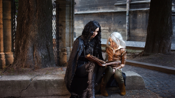 Ciri and Yennefer from The Witcher 3 Wild Hunt Cosplay 4K