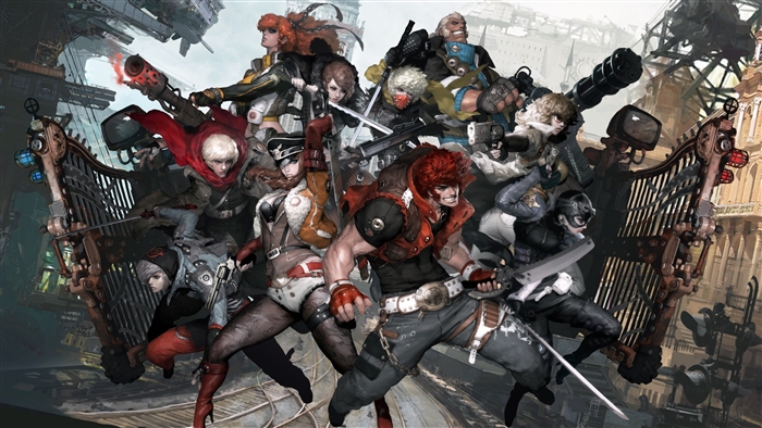 Characters from Gunz 2 4K