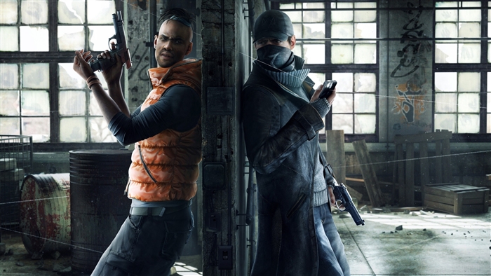 Aiden Pearce and Marcus Holloway from Watch Dogs