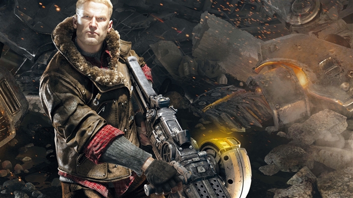 B.J. Blazkowicz from Wolfenstein: The New Order 4K