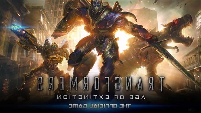 Optimus Prime and Bumblebee from Transformers Age of Extinction 4K