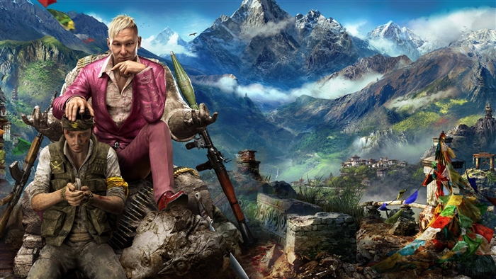 Pagan Min and Ajay Ghale from Far Cry 4 4K