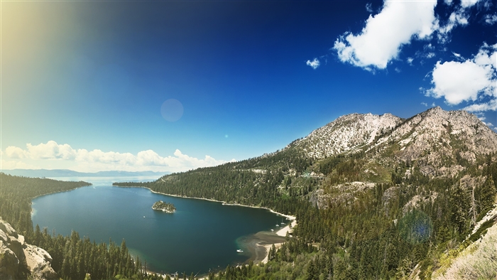 Emerald Bay Lake Tahoe National Park 4K