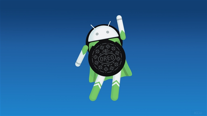 Android Oreo Robot with Oreo Cookie Shield 4K