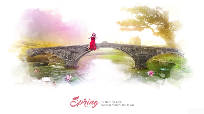 Spring Blossom Flowers Music