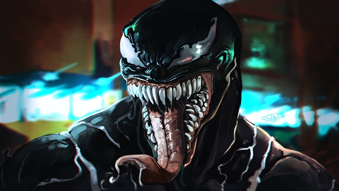 Venom from Venom Movie Art 4K