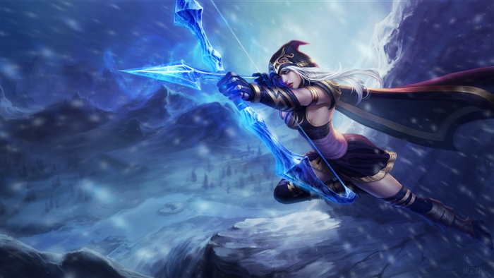 Ashe from League of Legends 4K
