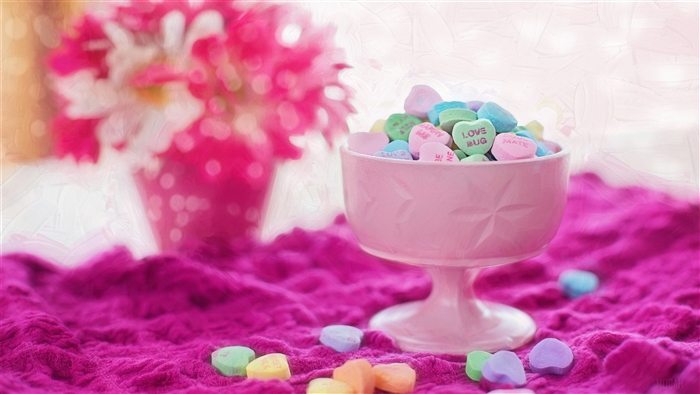 Valentine Love Hearts Candies