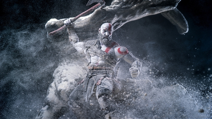 Kratos from God of War 4K