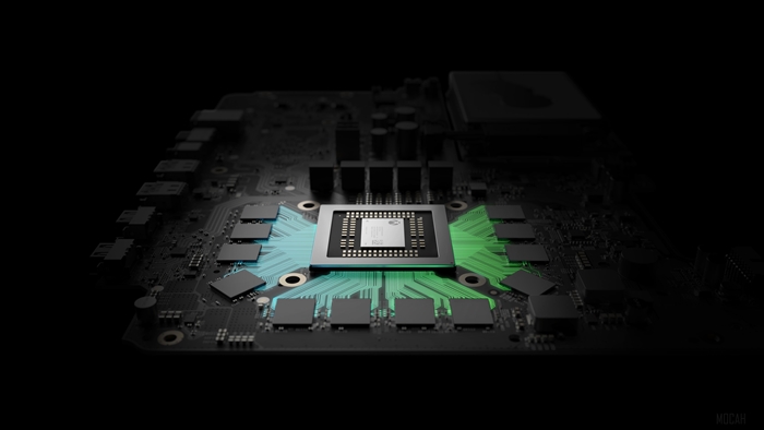 Xbox Project Scorpio Chipset 4K Close-Up