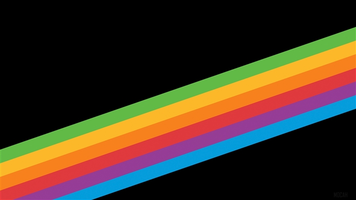 Heritage Rainbow Stripe iPhone 8 iOS 11 4K
