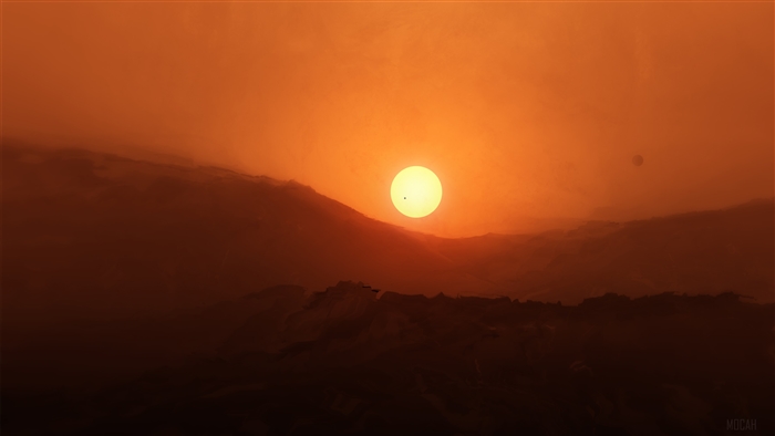 Sunrise on a Red Planet 4K