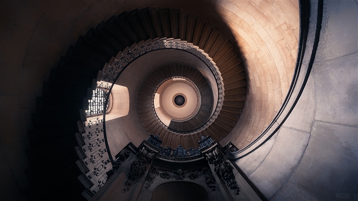Spiral Staircase in a Tower 4K