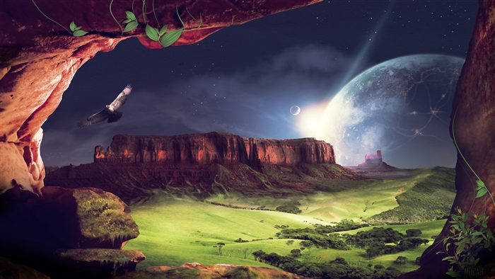 Alien Planet Lookout 4K