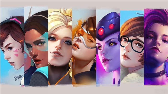 Overwatch Female Heroes