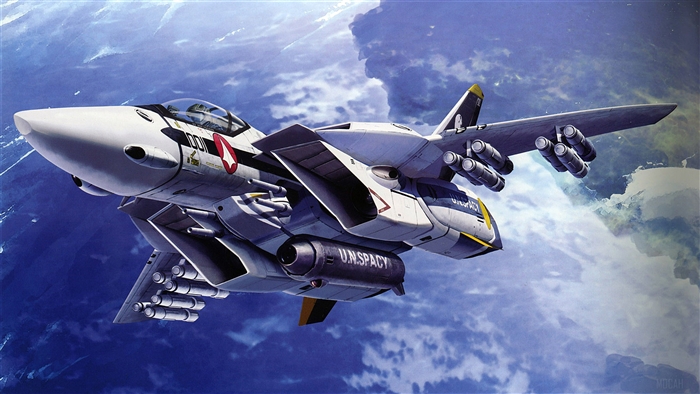 VF-1 Valkyrie Macross Fighter 4K