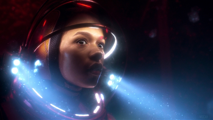 Taylor Russell as Judy in Lost in Space
