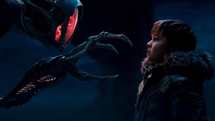 Robot and boy from Lost in Space 4K