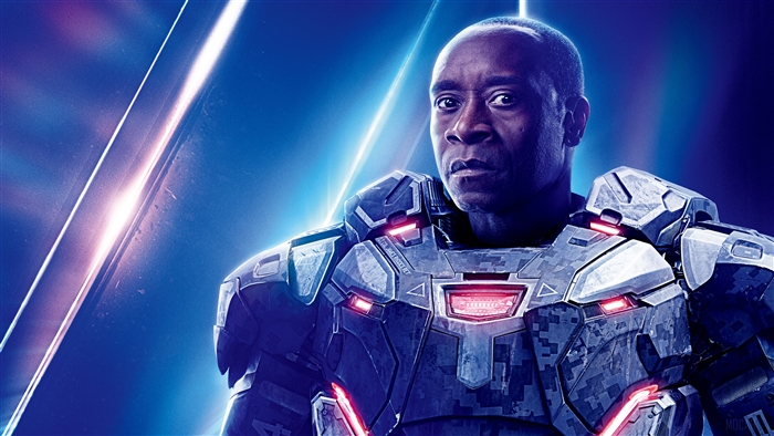 Don Cheadle as War Machine in Avengers Infinity