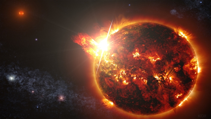 Powerful Megaflares 4K