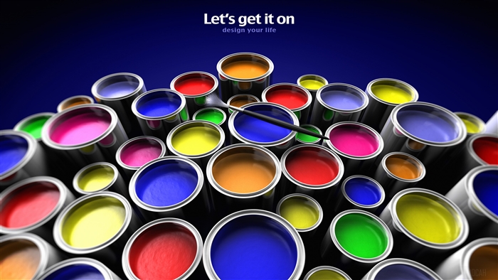Paint Cans and Brush