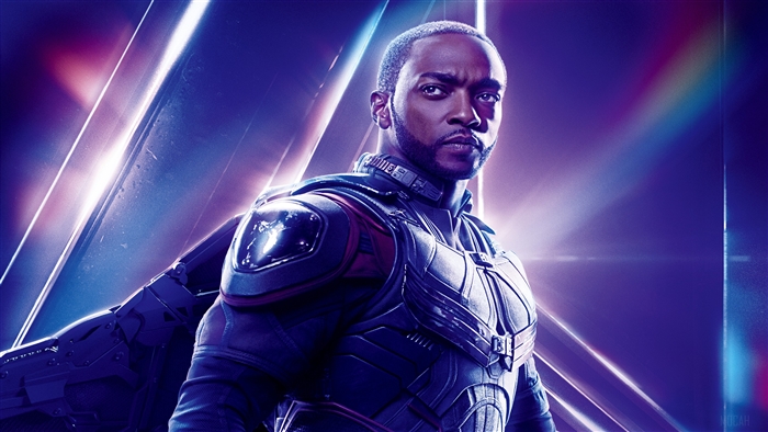 Anthony Mackie as Falcon in Avengers Infinity War