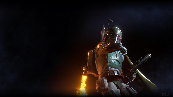 Boba Fett from Star Wars Battlefront II 4K