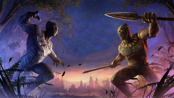 Black Panther vs. Erik Killmonger 4K