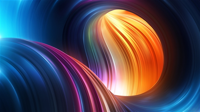 Colorful Abstract Swirl 4K