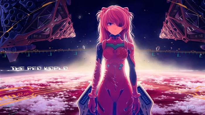 Asuka Langley Soryu from Neon Genesis Evangelion 4K