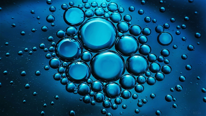 Blue Bubbles 4K