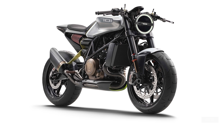Husqvarna 701 Vitpilen motorcycle 4K