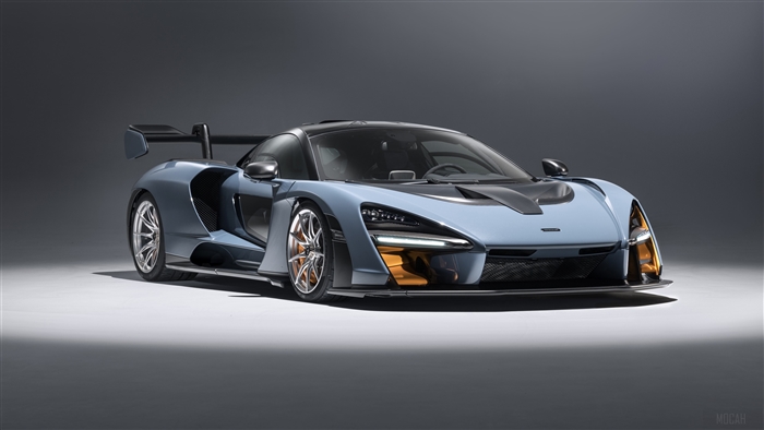 McLaren Senna Victory Grey 4K