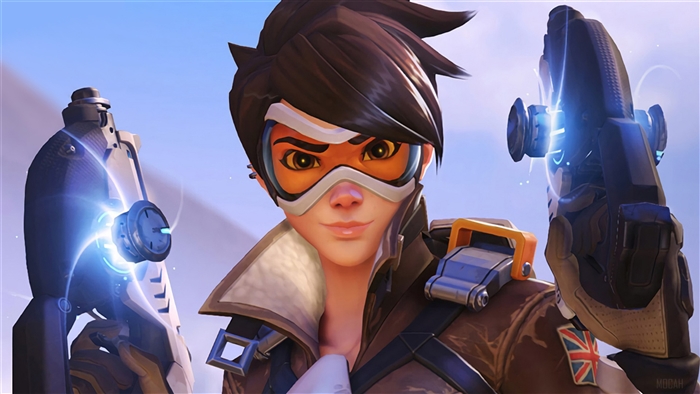 Tracer from Overwatch 4K