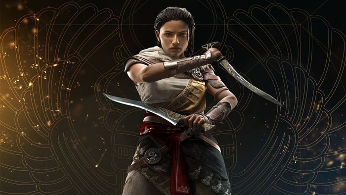 Aya from Assassin's Creed Origins 4K