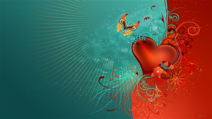 Love Heart 4K Wallpaper