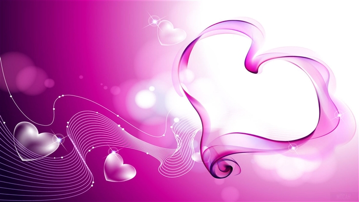 Pink Love Hearts Smoke