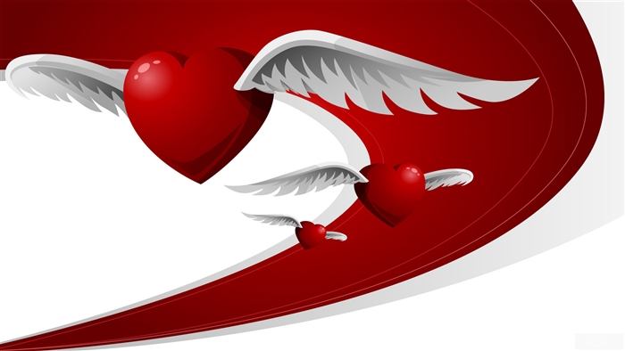 Flying Love Hearts