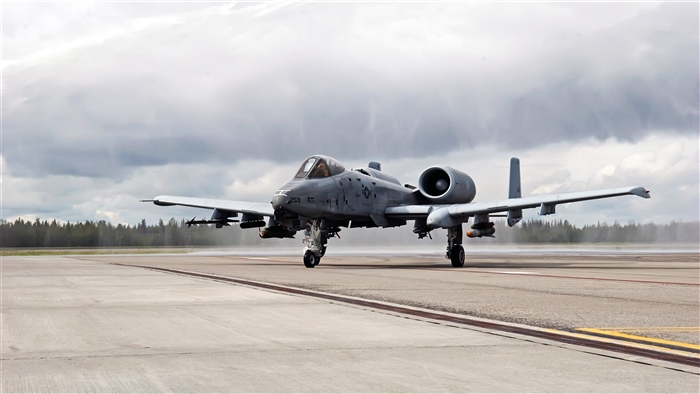 A-10 Thunderbolt II on a runway