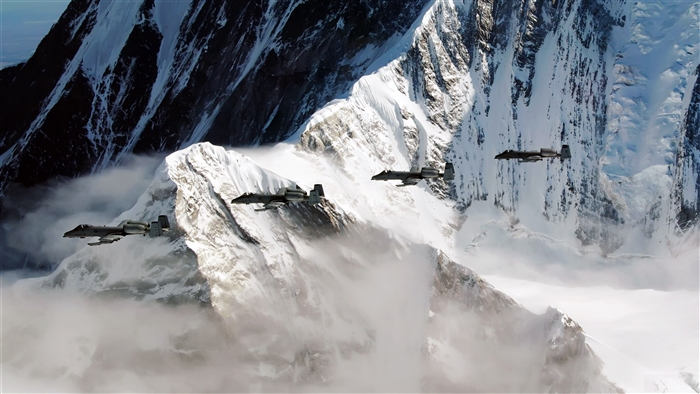 A-10 Thunderbolt IIs over Pacific Alaska 4K