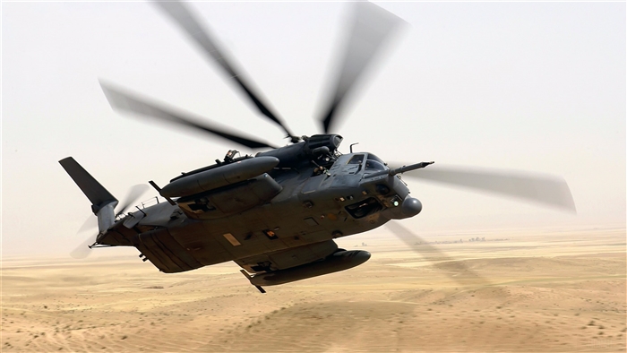 US Air Force MH-53M Pave Low IV Helicopter in flight