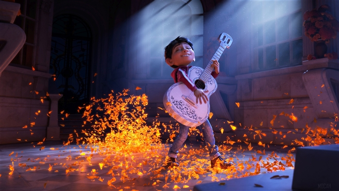 Miguel from Coco playing guitar 4K