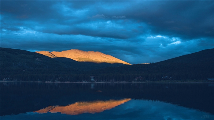 Sunset Mountain Lake